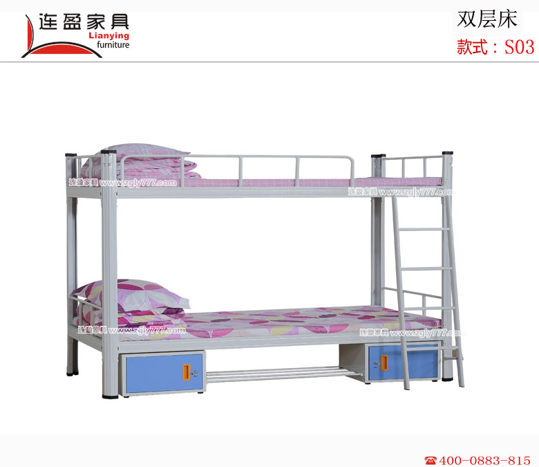 廣西客戶簽單連盈家具廣西員工上下床！